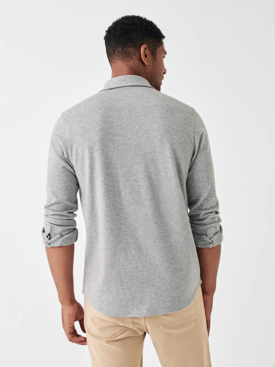 Faherty Mens Legend Sweater Shirt - Fossil Grey Twill – Serge+ Jane