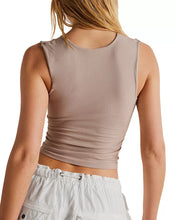 Load image into Gallery viewer, Free People Clean Lines Muscle Cami in Etherea