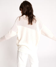 Load image into Gallery viewer, One Teaspoon Shattered Crew Neck Sweater in White - FINAL SALE