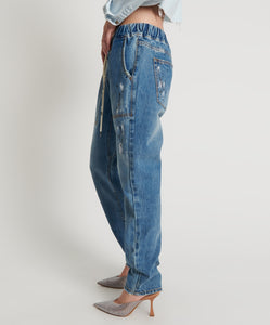 One Teaspoon Pacifica Artiste Shabbies Drawstring Boyfriend Jeans - FINAL SALE