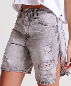 One Teaspoon Slate Acid Zipped Up Jackson Short