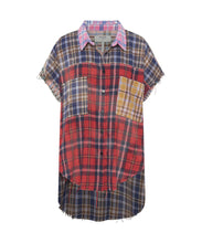 Load image into Gallery viewer, One Teaspoon Mixed Flannel Cut Off Daria Shirt