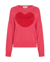 Load image into Gallery viewer, One Teaspoon Lips Of Love Zip Front Valentines Sweater