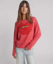 Load image into Gallery viewer, One Teaspoon Lips Of Love Zip Front Valentines Sweater