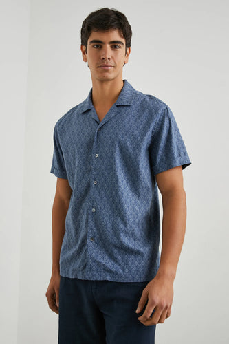 Rails Atlas Shirt in Deco Wave Navy