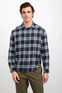 Rails Lennox Shirt in Navy Cove