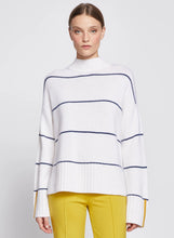 Load image into Gallery viewer, Stateside Striped Mock Neck Sweater in Cream