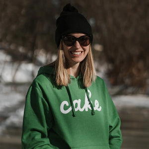 Northmade Co. Edina "Cake" Hoodie Sweatshirt in Green