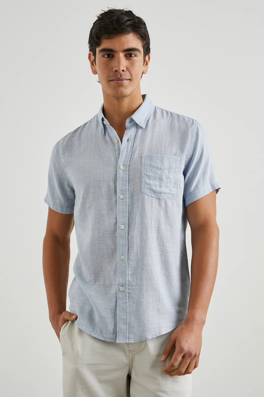 Rails Fairfax Shirt in Blue Melange