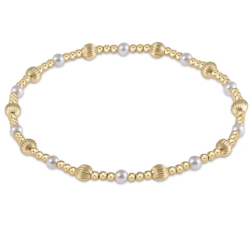 enewton Dignity Sincerity Patten 4mm Bead Bracelet - Pearl