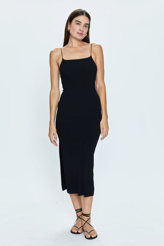 Pistola Babette Strappy Dress in Noir