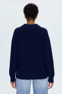 Pistola Eve Crewneck Sweater in Navy