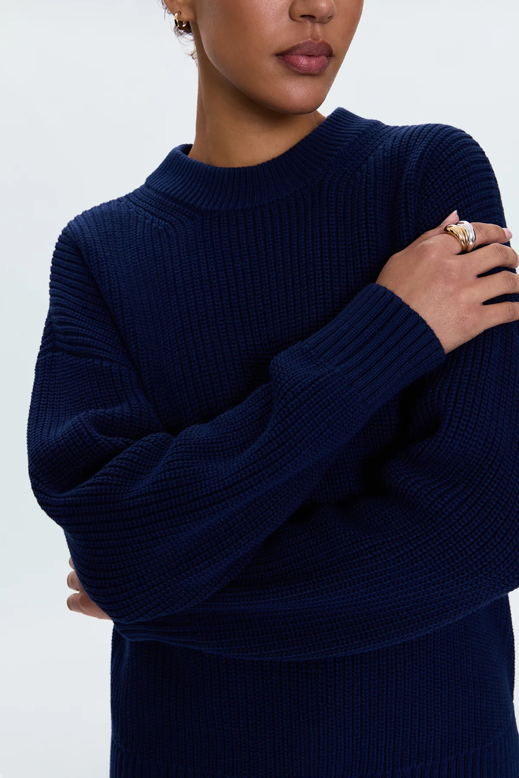 Pistola Eve Crewneck Sweater in Navy