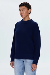 Pistola Eve Crewneck Sweater in Navy