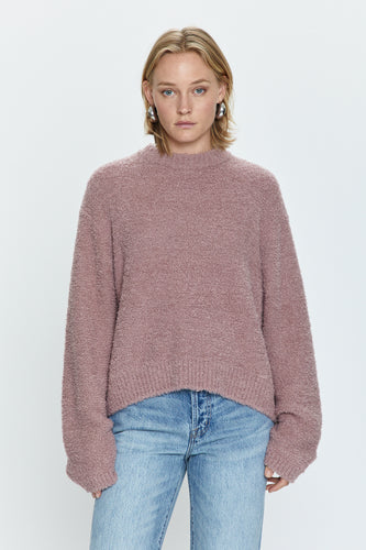 Pistola Alpine Cozy Crewneck Sweater in Rosewood