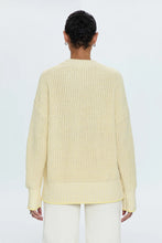 Load image into Gallery viewer, Pistola Tina Crewneck Sweater in Soft Yellow Marl