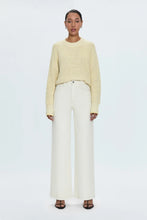 Load image into Gallery viewer, Pistola Tina Crewneck Sweater in Soft Yellow Marl