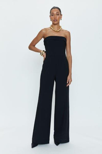 Pistola Valentina Polished Jumpsuit in Black - FINAL SALE