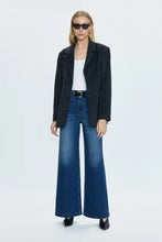 Load image into Gallery viewer, Pistola Jane Oversized Blazer in Charcoal Stripe - FINAL SALE