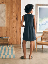 Load image into Gallery viewer, Faherty Isha Dress in Washed Black