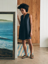 Load image into Gallery viewer, Faherty Isha Dress in Washed Black