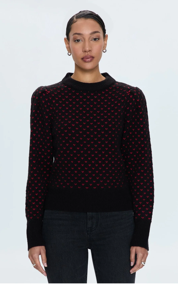 Pistola Coco Puff Sleeve Sweater Amour