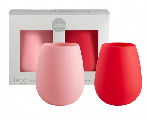 Porter Green Fegg Silicone Unbreakable Tumblers