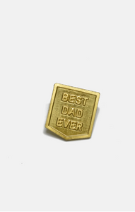 Curated Basics Pin - Best Dad Ever