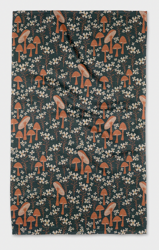 Geometry Mushroom Grove Tea Towel