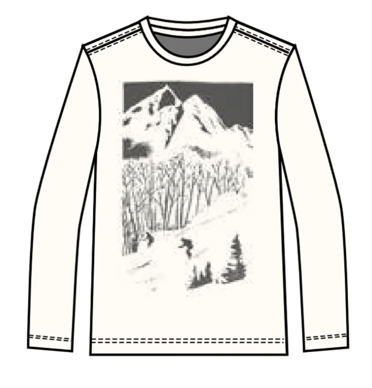 Sol Angeles Kids Avalanche L/S Crew in Dirty White - FINAL SALE