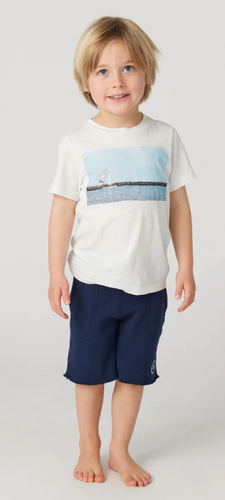 Sol Angeles Kids Set Sail Crew - White - FINAL SALE