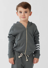 Load image into Gallery viewer, Sol Angeles Kids Waves Zip Hoodie in Storm - FINAL SALE