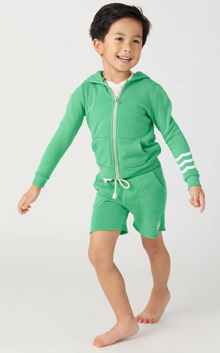 Sol Angeles Kids Waves Boy Short in Lime - FINAL SALE