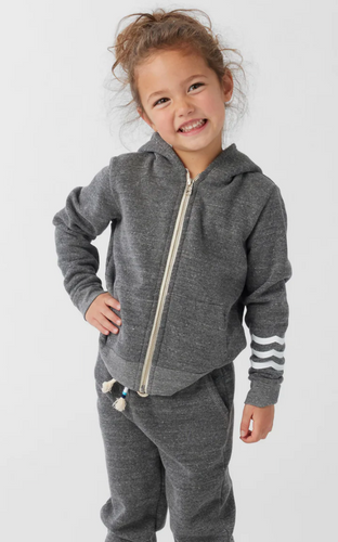 Sol Angeles Kids Waves Essential Zip Hoodie Heat - FINAL SALE