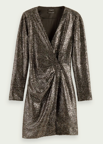 Scotch & Soda Mini Dress in Mixed Sequins - FINAL SALE