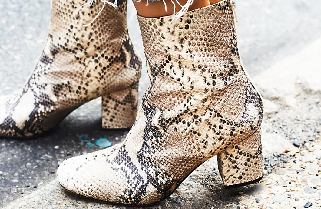 Cecile ankle boot snake on sale