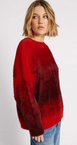 One Teaspoon Burning Sunset Ombre Knit Sweater