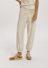 Load image into Gallery viewer, Cali Dreaming Track Pant in Gold Weave - FINAL SALE