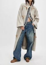 Load image into Gallery viewer, Free People Alma Duffle Coat in Heathered Coffee - FINAL SALE