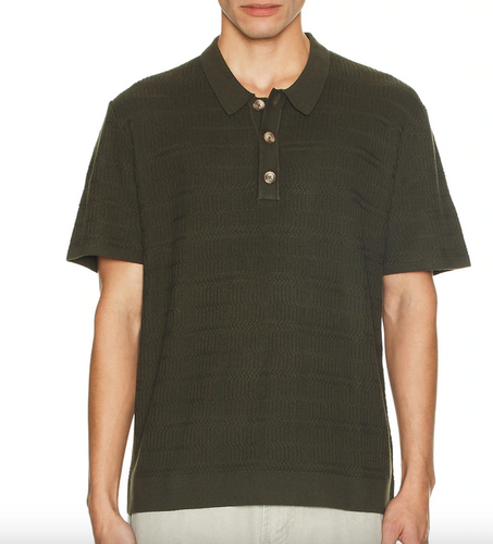 Rails Nathan S/S Polo in Ancient Olive