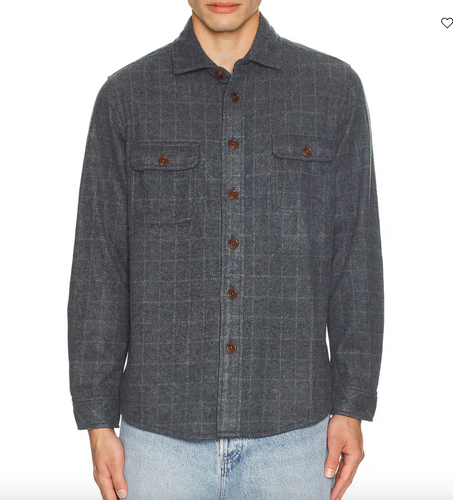 Rails Alder Shirt in Navy Jaspe