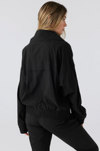 Load image into Gallery viewer, Sol Angeles Mia Half Zip Jacket in Black