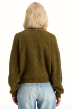 Load image into Gallery viewer, Scotch and Soda Fuzzy Relaxed Cardigan in Olive Melange