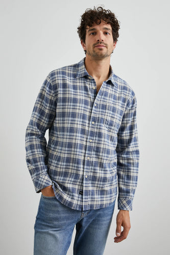 Rails Wyatt Shirt in Navy Sorghum