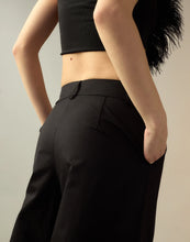 Load image into Gallery viewer, Cynthia Rowley Marbella Cotton Cargo Pant in Black