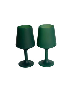 Porter Green Swepp Silicone Unbreakable Wine Glasses