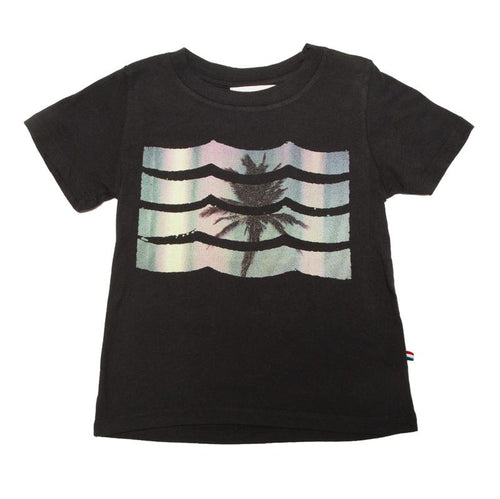 Sol Angeles Kids Sunset Waves Crew V Black - FINAL SALE