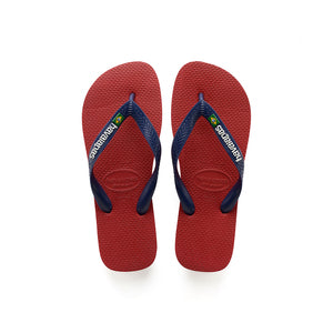 Havaianas Kid's Brazil Logo Flip Flop in Red -  FINAL SALE