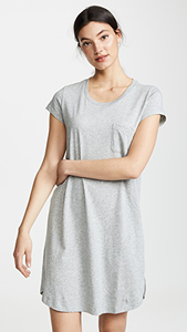 Skin Worldwide Carissa Sleep Shirt in Heather Grey - FINAL SALE