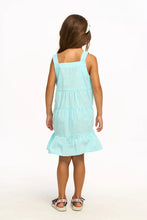 Load image into Gallery viewer, Chaser Kids Nova Cotton Poplin Tank Dress - Clear Blue - FINAL SALE